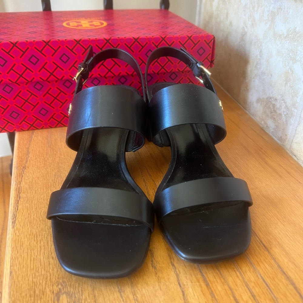 Tory Burch Double T Heel Sandal!
